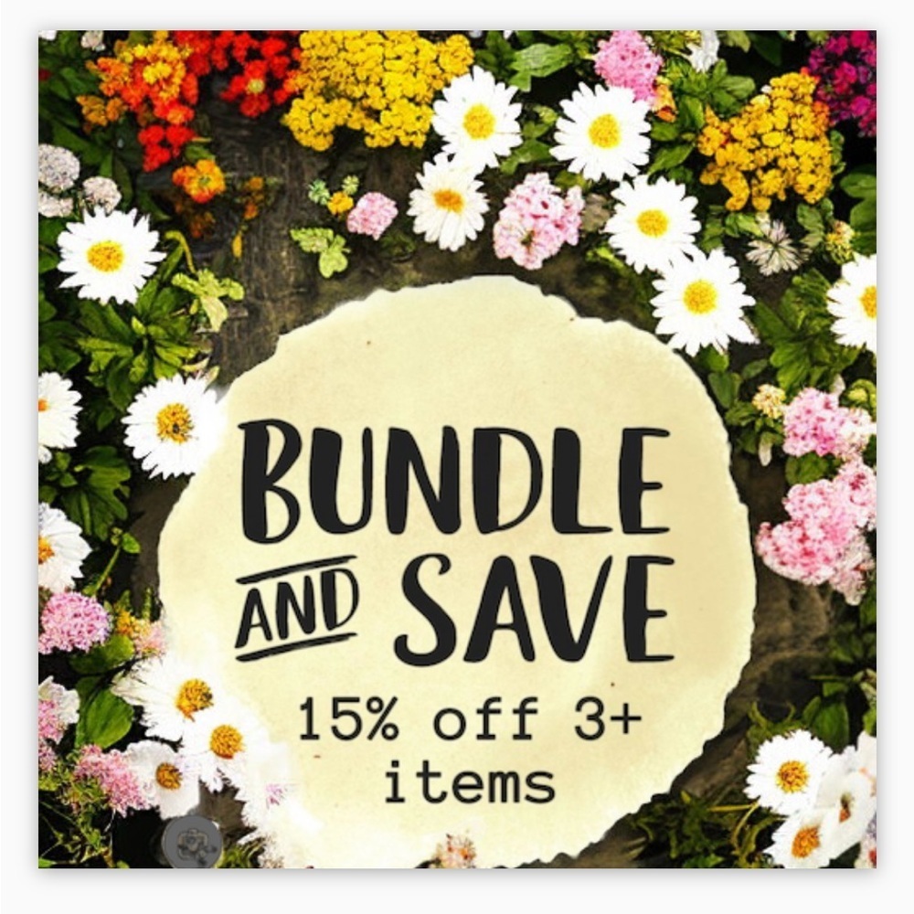 Bundle and Save $$$$ with extra reduce shipping ! 💛